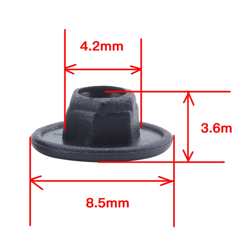 20 шт. M5 M6 шестигранный болт с шестигранным хвостовиком гайка головкой Защитная