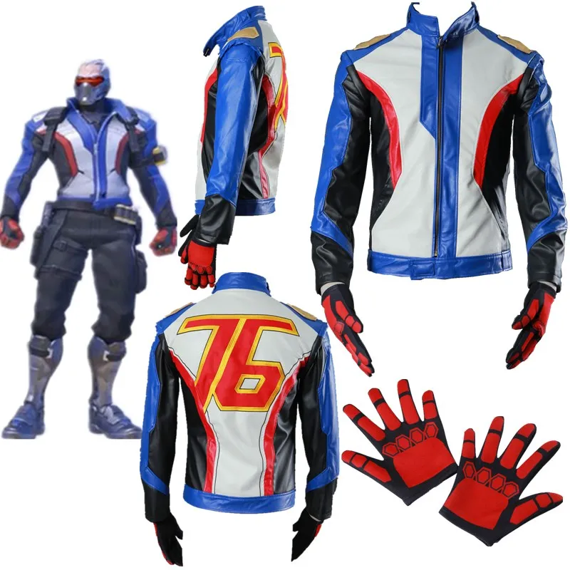 Патруля Солдат 76 Хэллоуин Косплэй костюм форменная куртка Хэллоуин|Костюмы