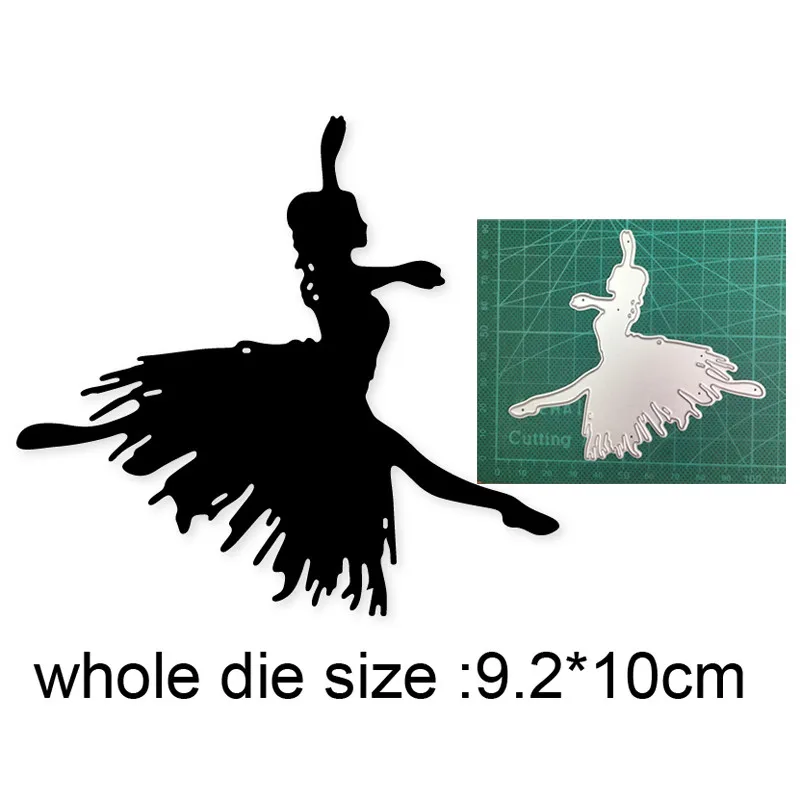

Ballet Girl Dies New 2021 Metal Cutting Dies for DIY Scrapbooking Paper and Card Making Decorative Embossing Dies Craft dies