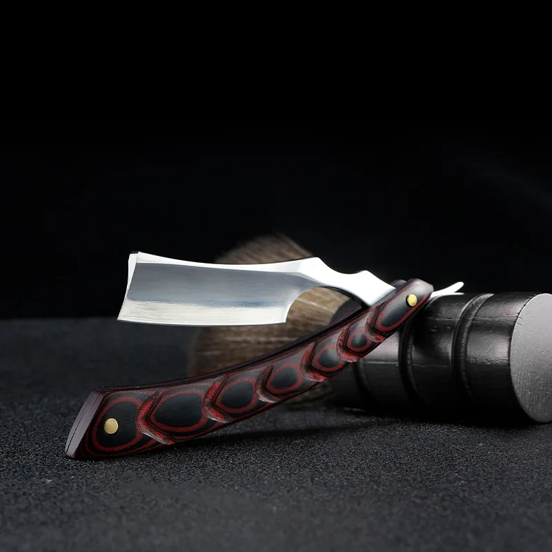 Ручная бритва G1231 в стиле ретро острый складной нож с прямыми и тонкими краями