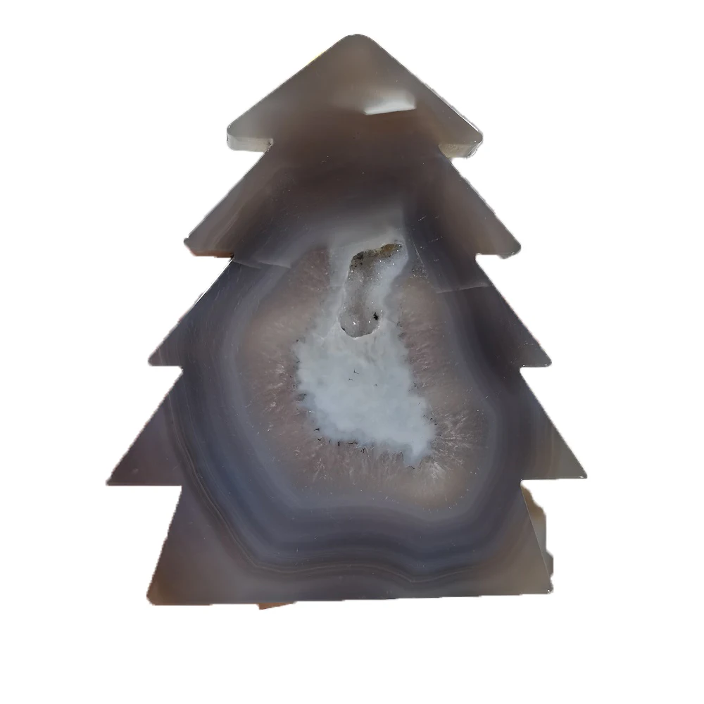 

Natural Crystal Christmas Tree, Hand Carved Mannaw Crystal Cave Christmas Tree, Healing Reiki Mineral Home Decoration Christmas