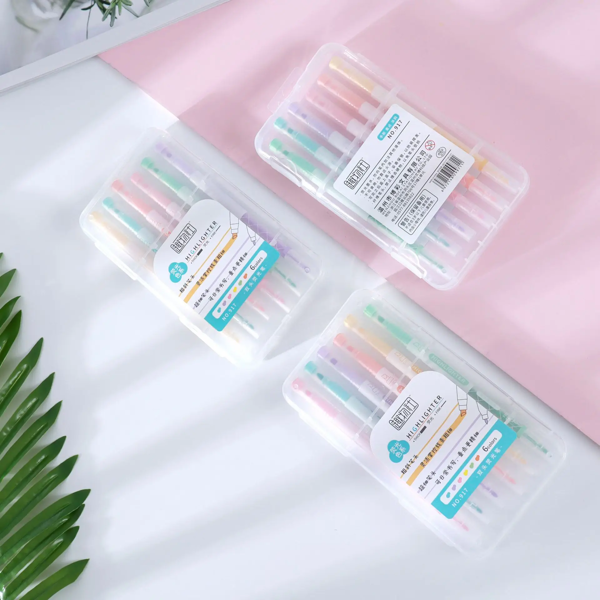 6 цветов набор ручек-хайлайтеров цветные маркеры сакуры для журнал искусство