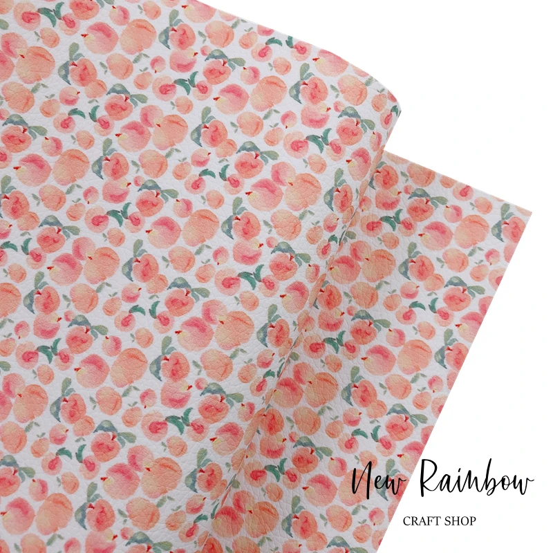 Новинка Радужный 30x13 8 см/рулон красивый принт в виде персиков 1 0 мм мягкий