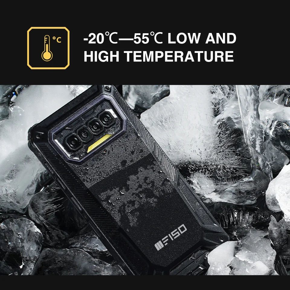 F150 B2021IP68/69K Rugged SmartPhone 6GB+64GB 8000mAh Octa Core Mobile Phone NFC 5.86'' HD+ MediaTek Helio G25 13MP Camera Phone cheap t mobile android phones