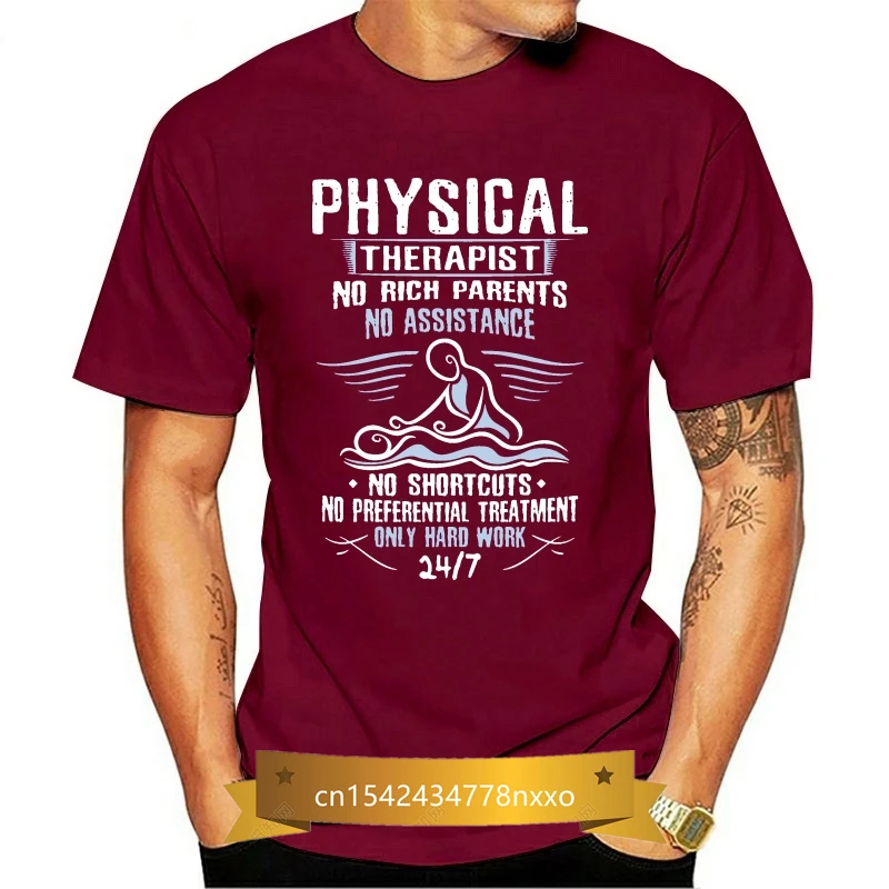 

Physical Therapist Physical Therapy Physiotherapy Tshirt Short Sleeve Letters Graphic Men T Shirt 2018 Gents Funky Top Quality