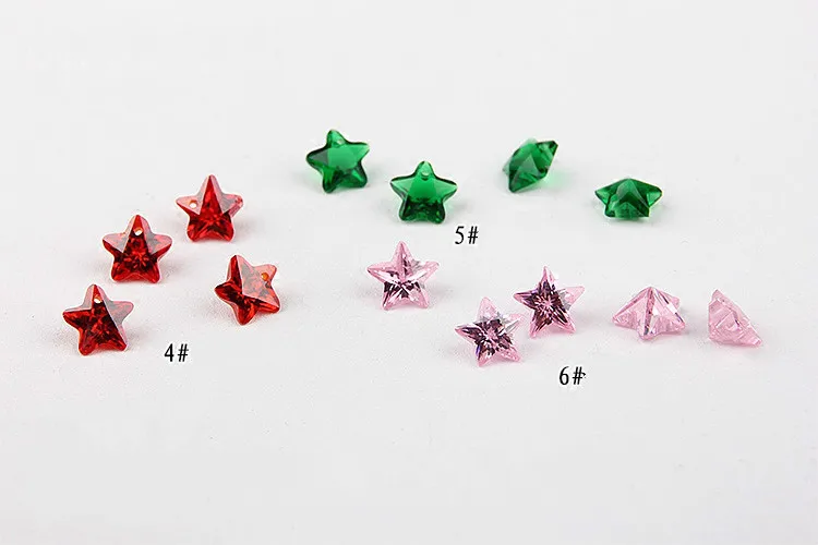 Маленькая звезда с острым дном циркониевые серьги бриллиантами браслет Подвеска