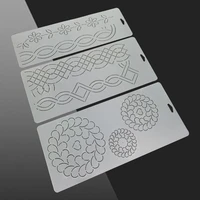 diy sewing patchwork tool semitransparent template quilting pattern drawing carve mould press line stencil accessories