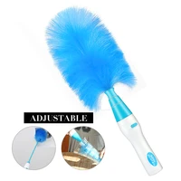 rotated electric sofa cleaning duster household cleaing brush clean dust removable spin scrubber feather dust blinds for home