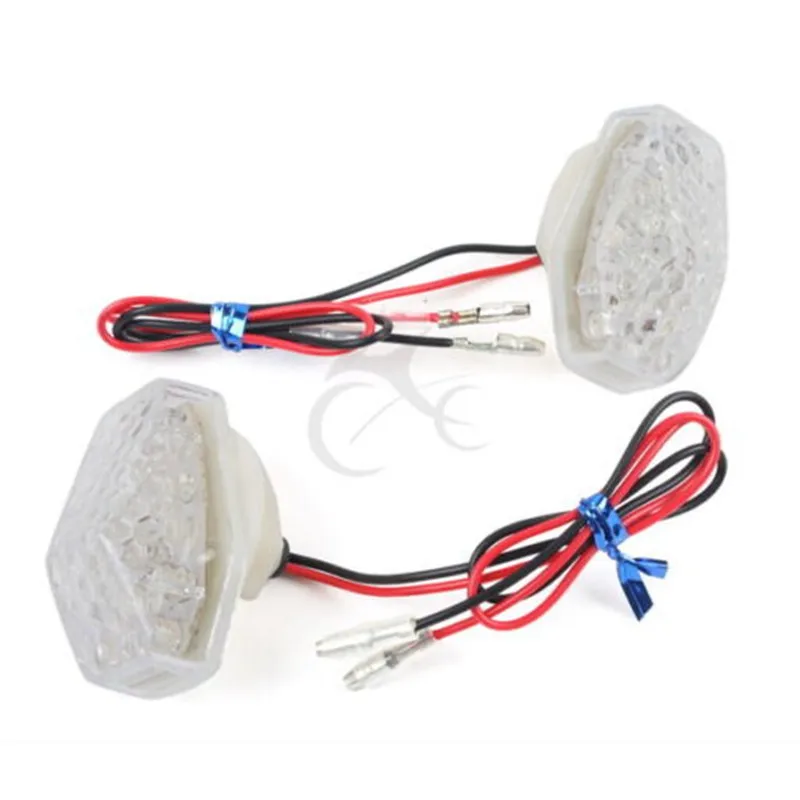 Мотоциклетные черные/белые Светодиодные поворотники для Suzuki GSXR 1000 750 600 SV650/1000 Bandit