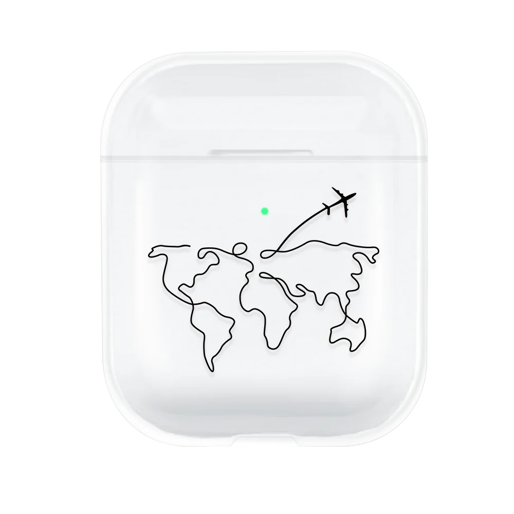 03 Роскошный чехол для наушников с рисунком для Airpods 2 1, прозрачные аксессуары, чехол для наушников AirPod, чехол, оболочка - Цвет: 03