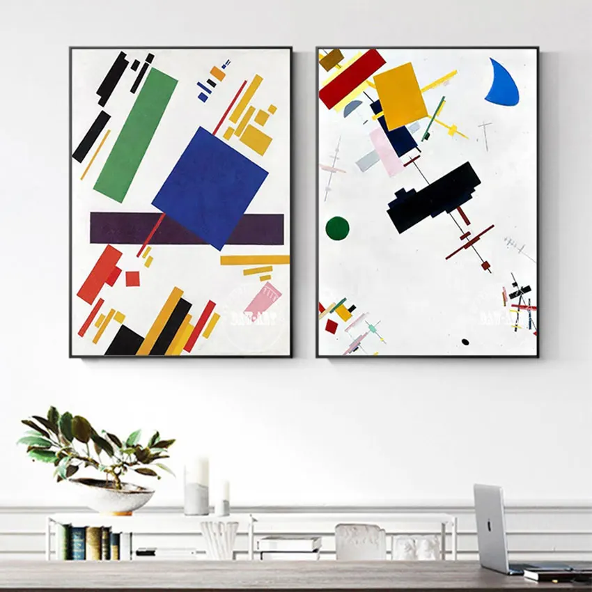 2PCS 1 Set Free Shipping Contemporary High Quality Idea Abstract Paintings On Canvas Large Bedroom Decor Unframed Hot Sale |