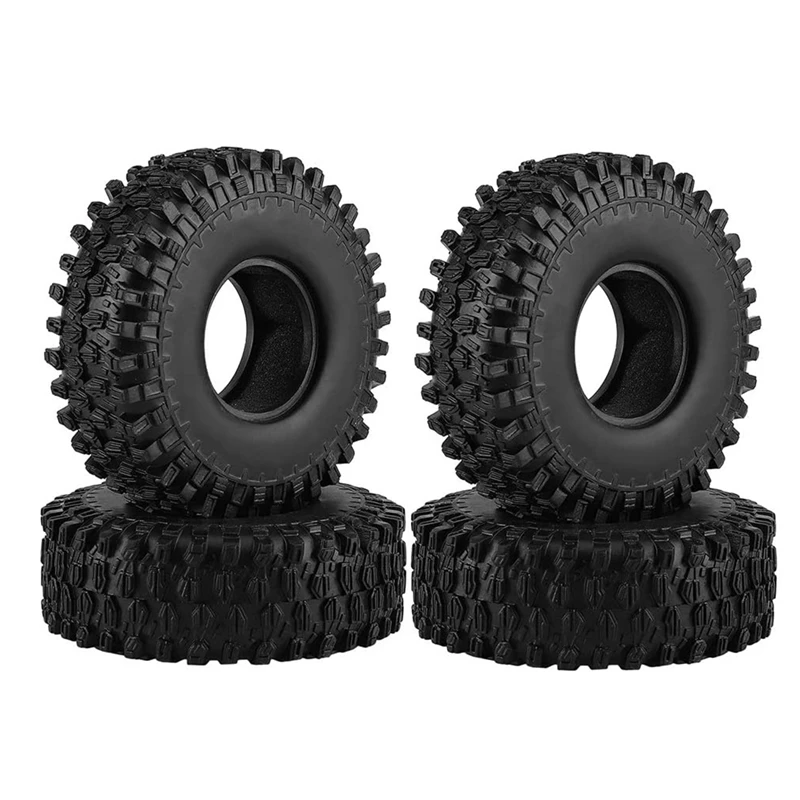 

For 1:10 RC Crawler Car Axial SCX10 90046 AXI03007 Traxxas TRX4 D90 D110 4PCS 120mm Rubber 1.9 Inch Wheel Tire Tyre