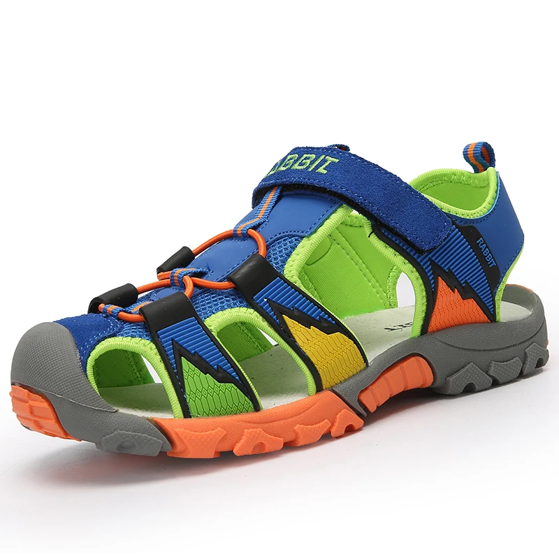 Летняя обувь для детей Верхняя одежда мальчиков летние туфли на плоской подошве