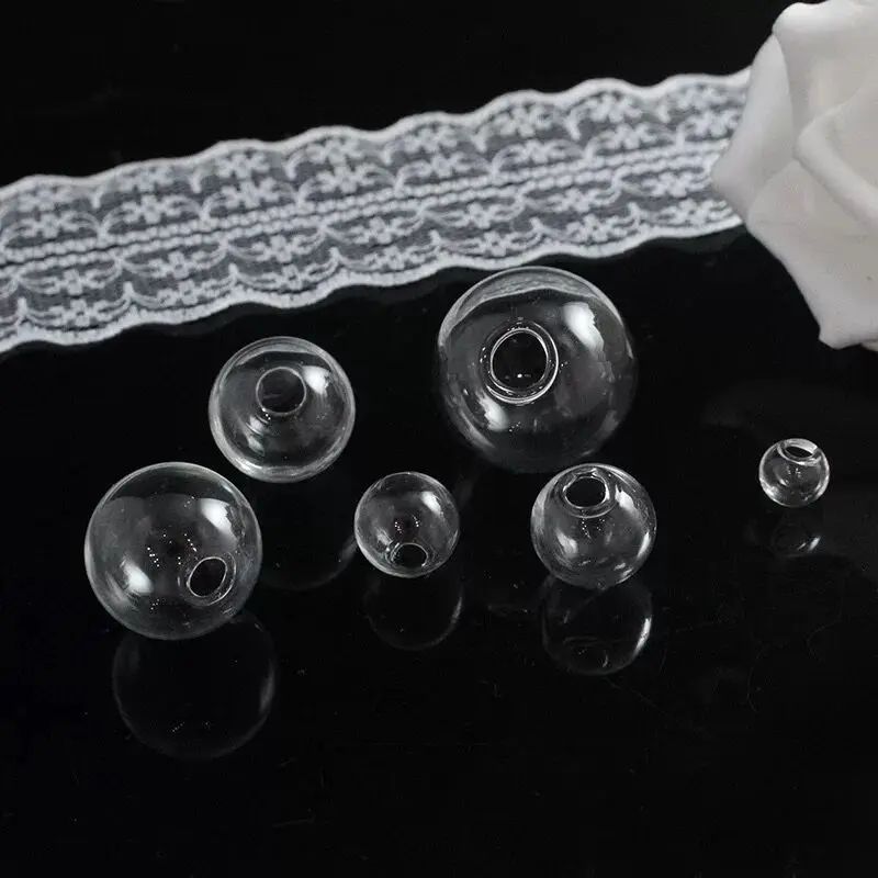 10 шт микс пустой стеклянный круглый шар форма желаний кулон в виде бутылки