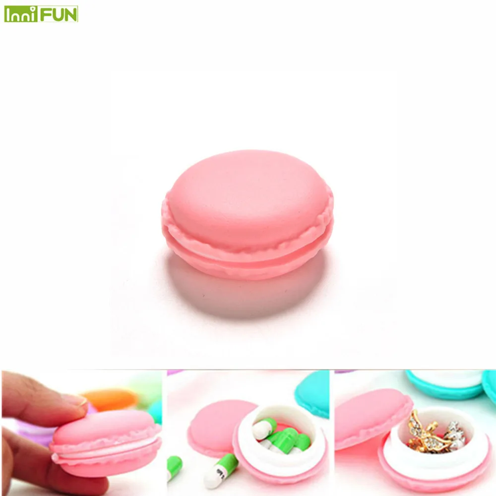 

Mini Pill Case Medicine Pill Box Pills Organizer Medicine Box Drugs Jewelry Container Round Plastic Storage 6 Colors Candy Boxes