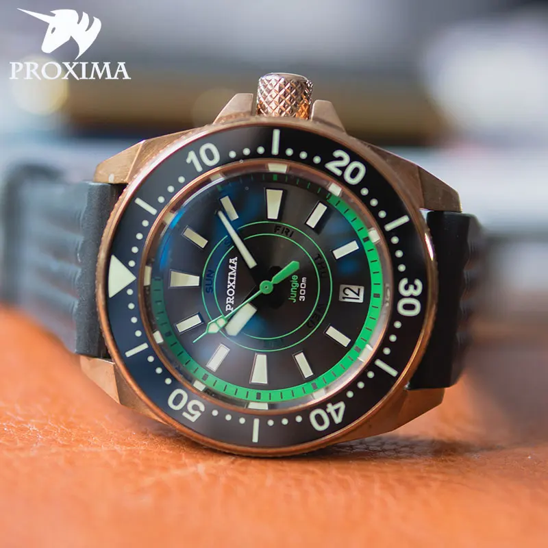

Proxima 2021 Luxury Brand Mechanical Diving Watch Fashion Top NH35 Sports Automatic Clock Sapphire Glass Reloj Hombre PX1680