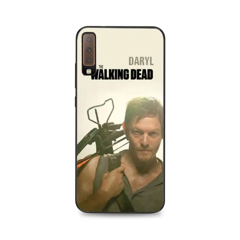 HTXian the walking dead мягкий резиновый чехол для телефона Samsung A51 A71 A40 A50 A70 A10 A20 A30 A6 A7 A8 A9 |