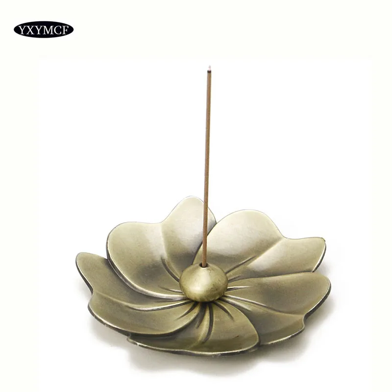 Античный держатель для благовоний медный палочки горелка Лотос