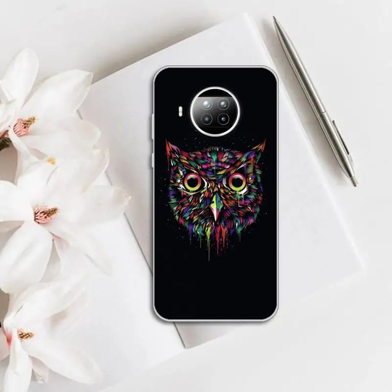 

Leaf animal lion owl tiger Phone Case Transparent for Xiaomi mi note 10 8 9 t HUAWEI p30 40 11 Samsung S 8 9 10 20 pro lite