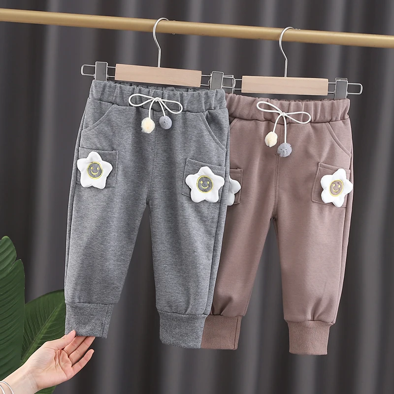 

Весенняя одежда для малышей, повседневные спортивные штаны для маленьких девочек, одежда для детей, детская одежда, тонкие эластичные брюки