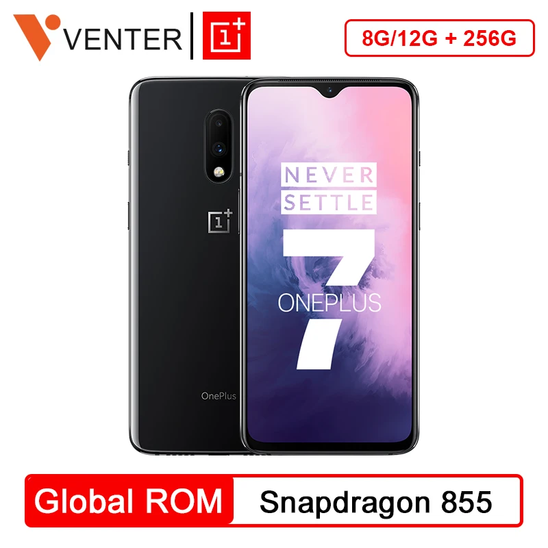 Смартфон Oneplus 7 с глобальной ПЗУ 12 Гб ОЗУ 256 Snapdragon 855 6 41 дюймов AMOLED экран
