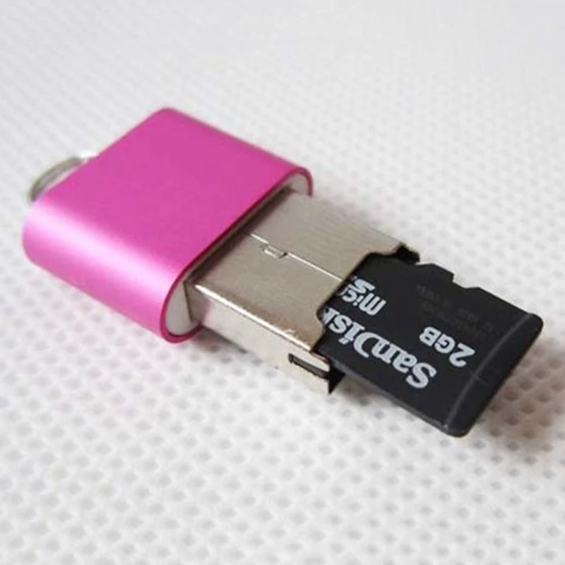 Портативный мини USB 2 0 Micro SD TF кардридер адаптер флэш накопитель память оптовая