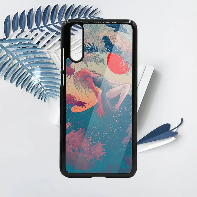 

Japanese cartoon pub wave Anime Dragon Phone Case PC For Samsung galaxy S note 8 9 20 10 e lite2019 plus pro ultra