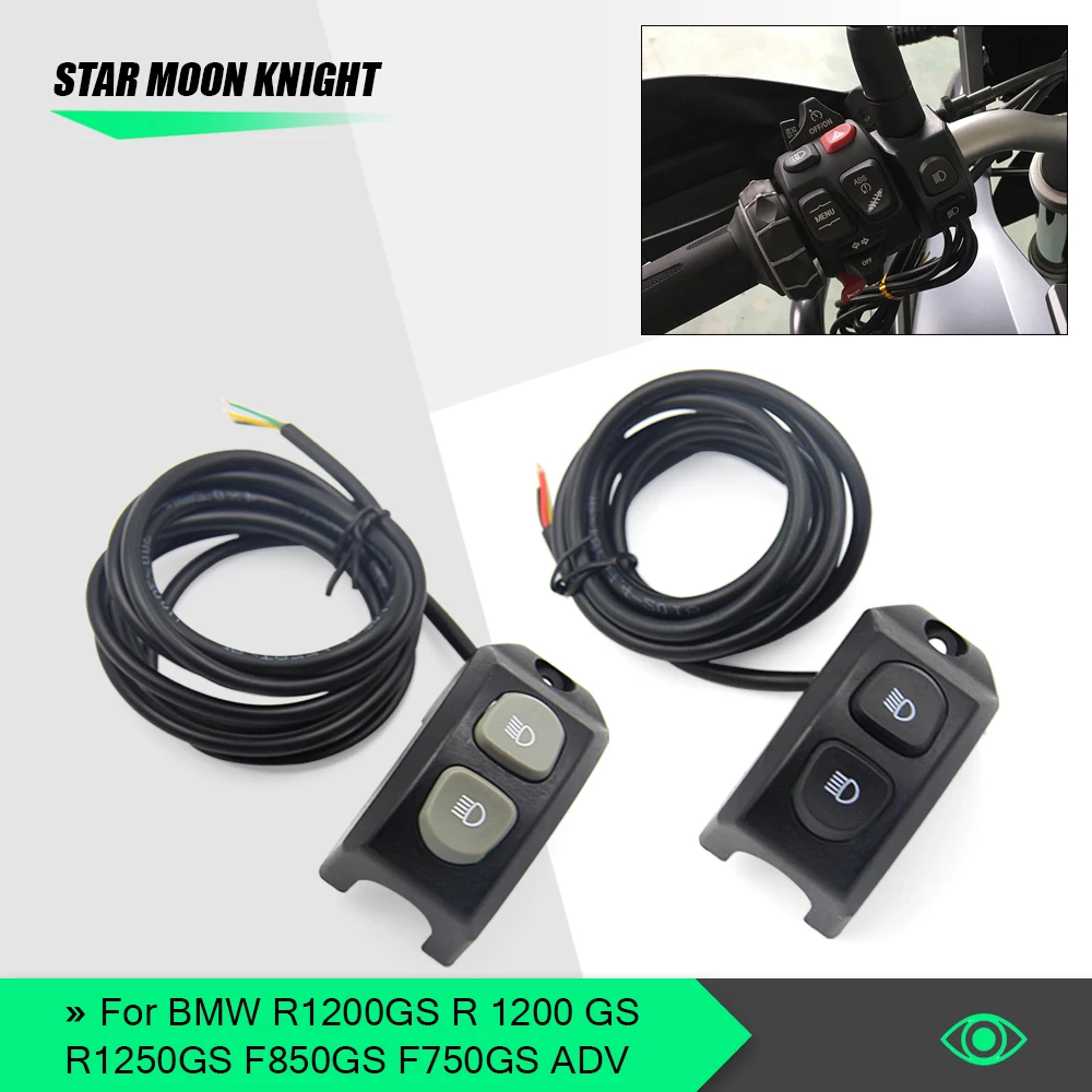 Для BMW R1200GS R1250GS F850GS F750GS ADV Приключения LC ручка светодиодный Противотуманные фары