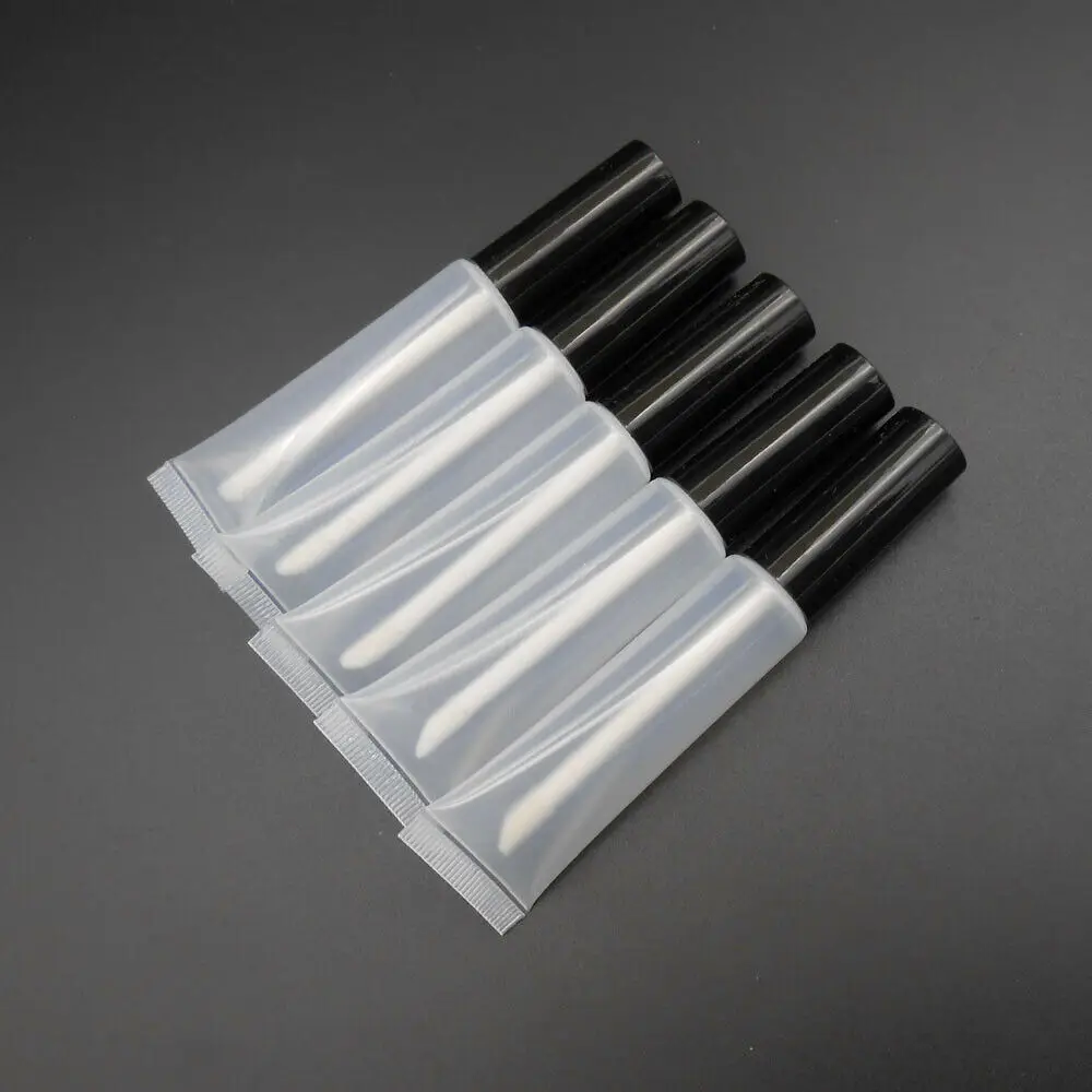 Прозрачный пластиковый тюбик для блеска губ с логотипом на заказ 15 мл/0 5 унций 50