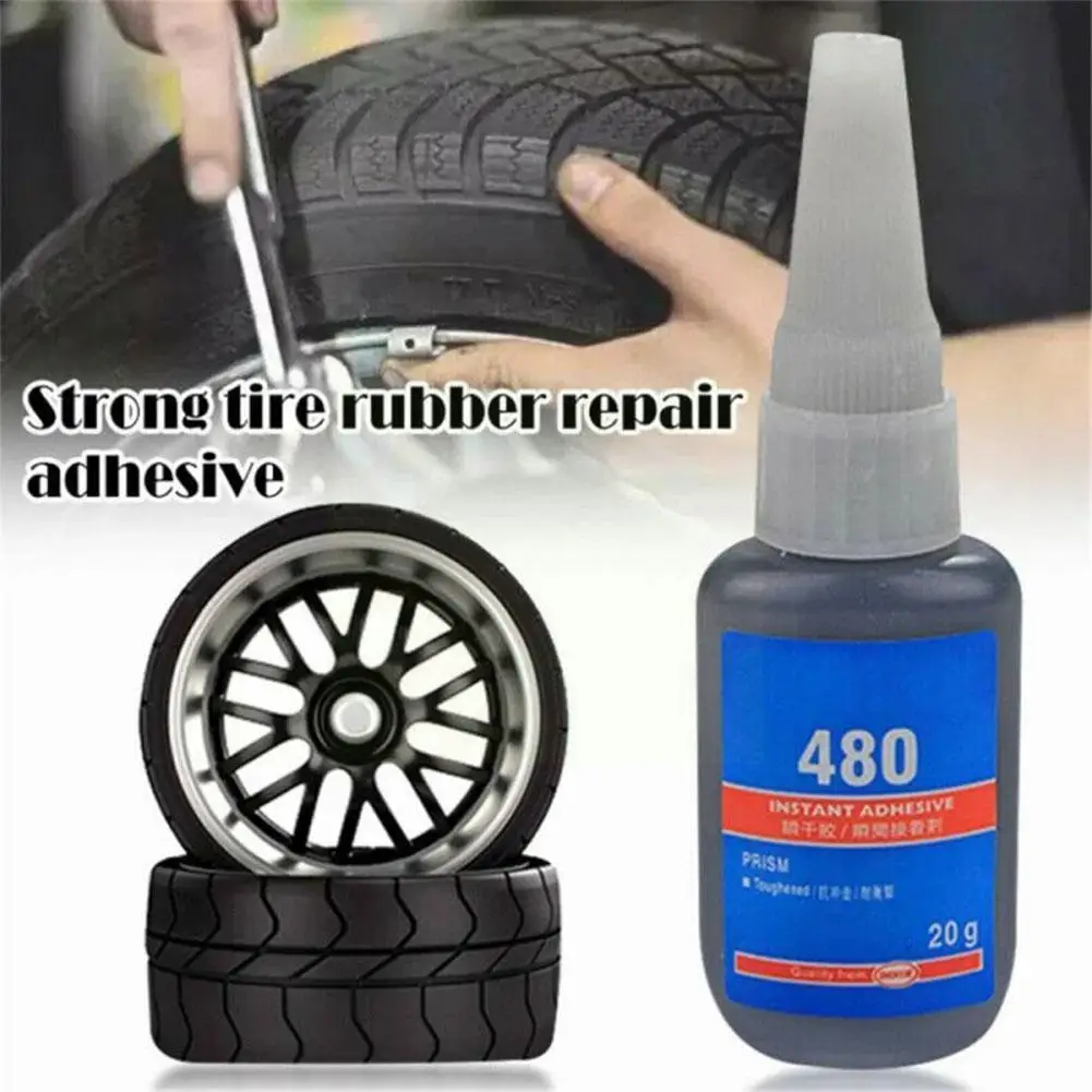 

20g Tire Repair Adhesive Automobile Repair Strong Glue Side Repair Injury Hard Glue Solder Repair Agent Tire Filling Rubber