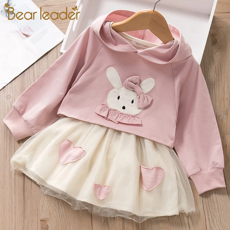 Bear Leader Girls Dress 2020 Casual Children Clothing Ball Gown Dot Print Kids Clothes Dresses Princess | Детская одежда и обувь