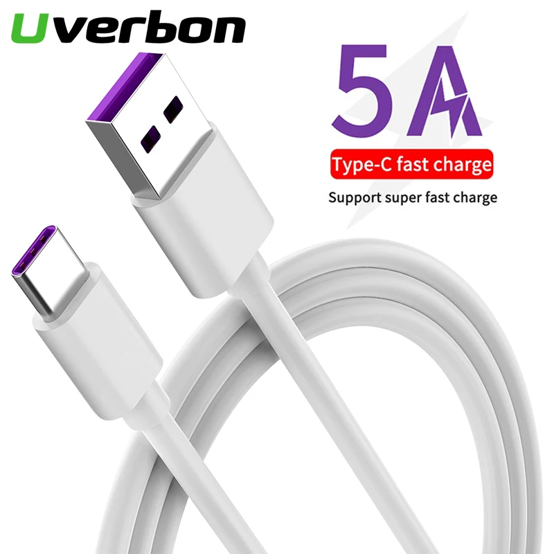 USB C кабель 5A Supercharge Type для Huawei Mate 30 Pro P20 быстрое зарядное устройство передачи