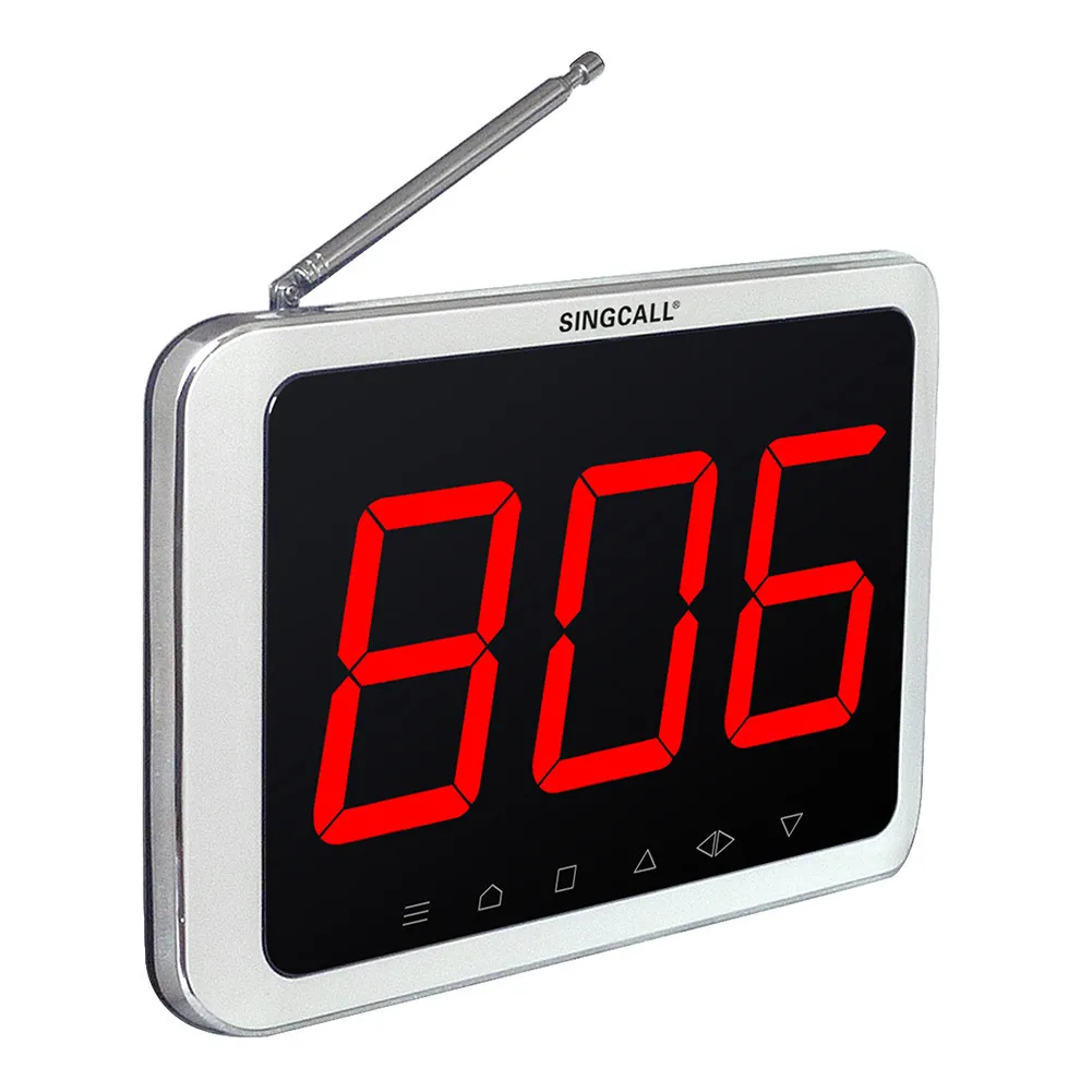 Беспроводная система вызова SINGCALL дисплей для беспроводной клавиатуры звонок
