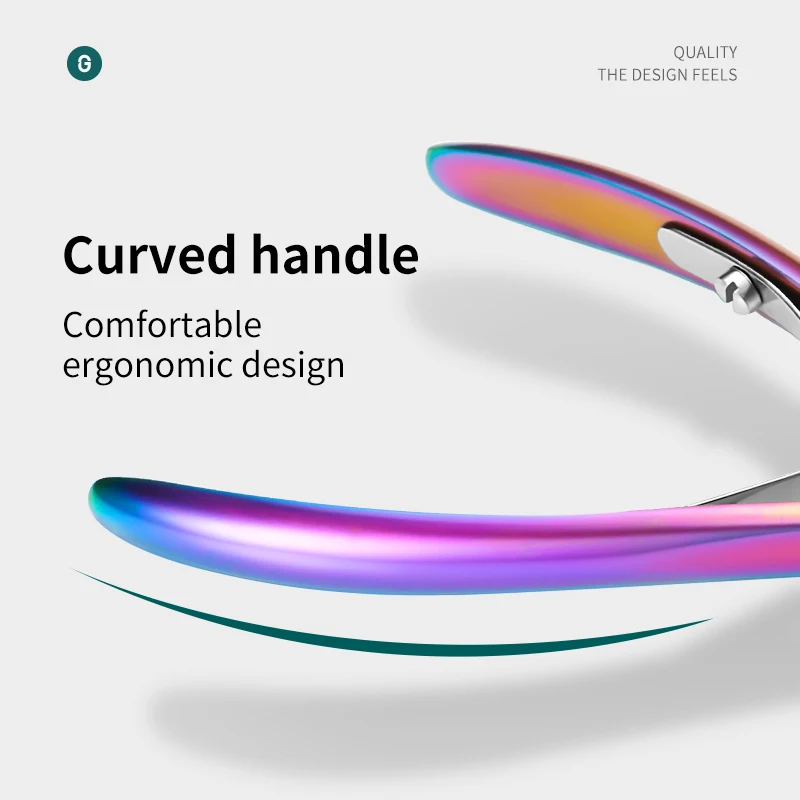 Ножницы для кутикулы MR.GREEN великолепного цвета, обрезчик для ногтей, ножницы для маникюра, триммер, удаляющий мертвую кожу, инструмент из нержавеющей стали.