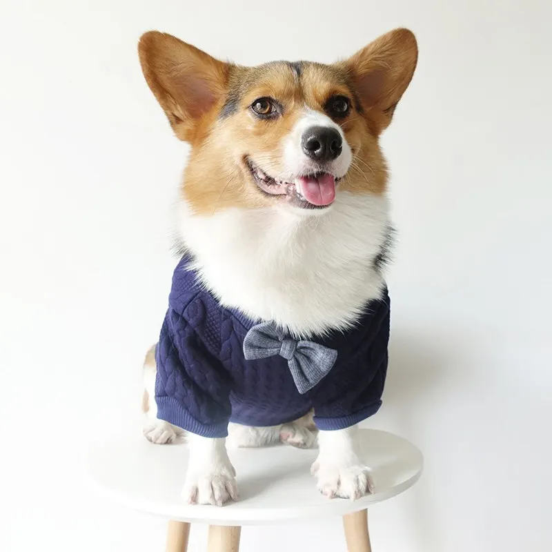 Зимний свитер для собак одежда маленьких щенков вязаный крючком рождественские
