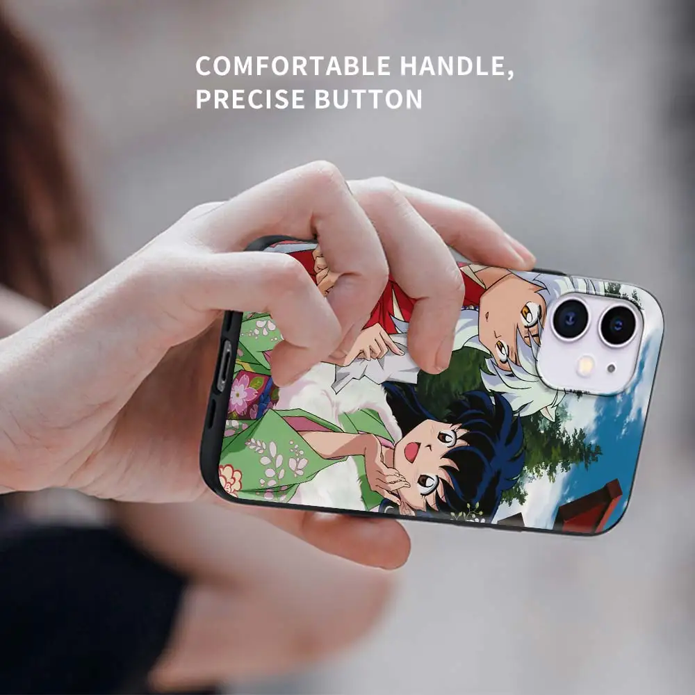 

KHot Inuyasha Anime Tpu Phone Case For Apple iPhone 7 11 12 Pro XR X 6 6S XS Max 5 5S 8 Plus SEF Soft Coque Mobile Cover
