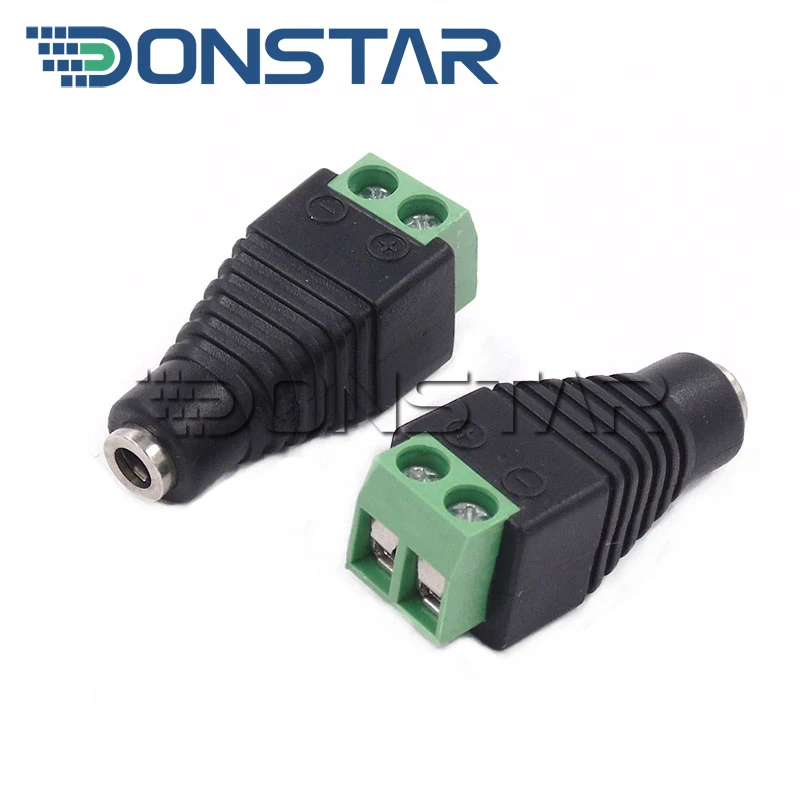10 шт. разъем постоянного тока для камеры видеонаблюдения 5 мм x 2 1 1*5 3 5*1 35 5*2 кабель