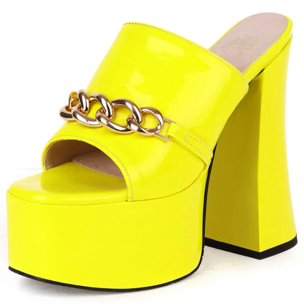 

BONJOMARISA Plus Size 46 Female Pumps Solid Slip On Peep Toe High Heel Pumps Women Metal Concise Dress Mature Design Shoes Woman