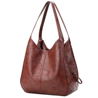 vintage shoulder bag female pu leather womens bag designers 2021 luxury totes fashion top handle bags travel bag for ladies
