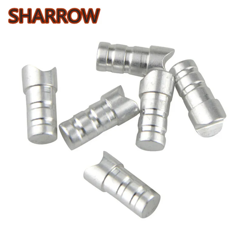 50 шт. алюминиевые стрелы для стрельбы из лука арбалета полумесяца хвосты DIY