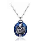 Ожерелье из фильма Дневники вампира с синей эмалью