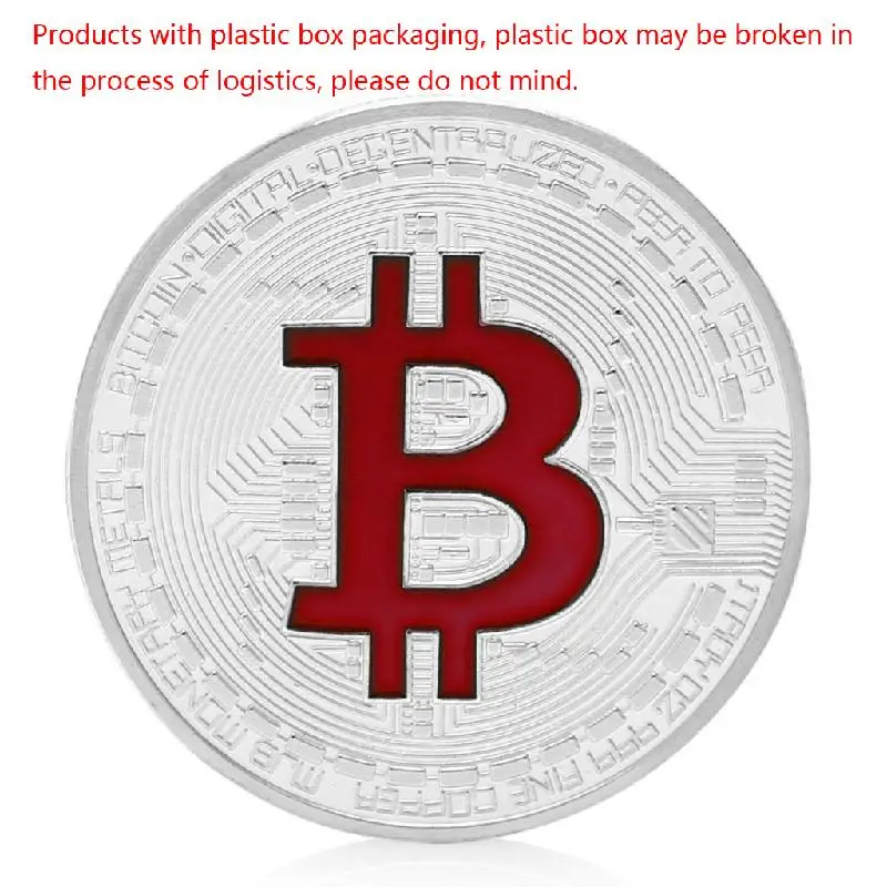 Позолоченные Биткоин памятные монеты коллекционные BTC художественная коллекция физический Q9QA