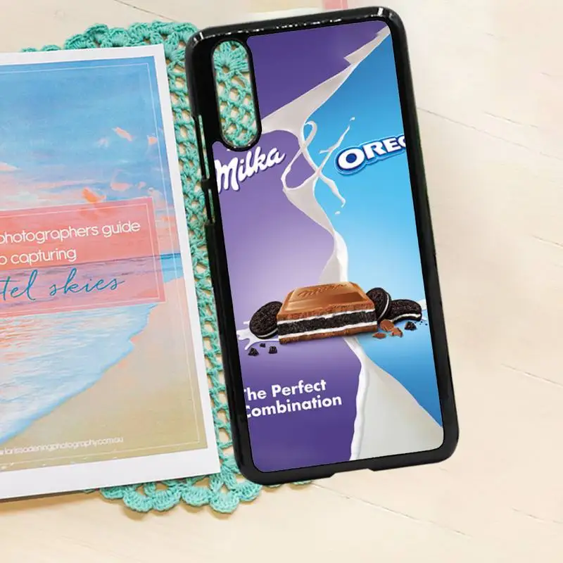

Chocolate Milka funny design pattern soft tpu shell Phone Case PC for iPhone 11 12 pro XS MAX 8 7 6 6S Plus X 5S SE 2020 XR