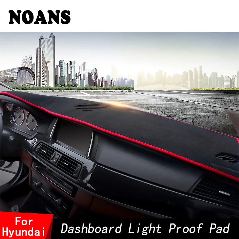 NOANS для Hyundai Tucson Sonata Santa Fe Dashmat крышка приборной панели солнцезащитный козырек