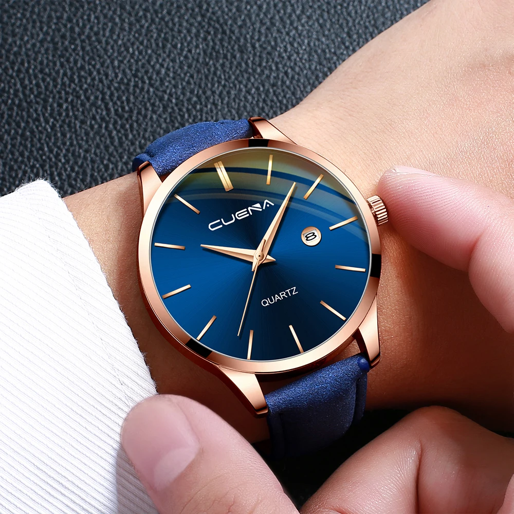 Мужские автоматические механические часы CUENA спортивные с турбийоном