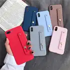 Силиконовый чехол с ремешком на запястье для OPPO Realme 7i C11 X7 Realme 6 7 Pro A52 A92S A91 A31 2020 A11K A5S A3S F5 F17