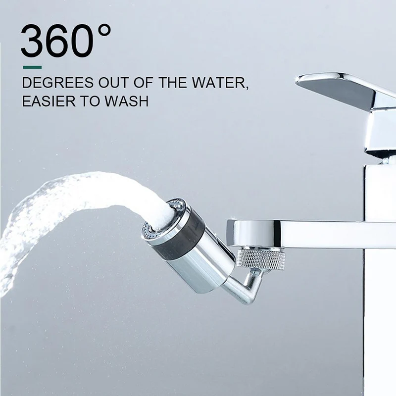 

Универсальный герметичный водосберегающий аэратор для крана с поворотом на 720 °