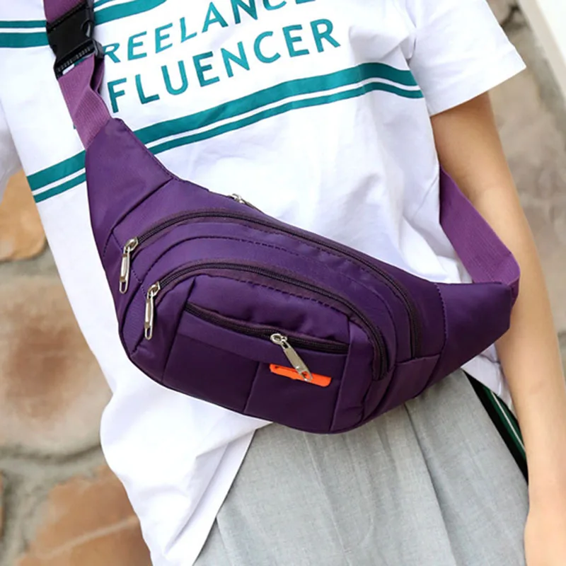 

New Arrival Women Men Waist Bag Zipper Casual Large Capacity for Camping Sport Hiking Outdoor