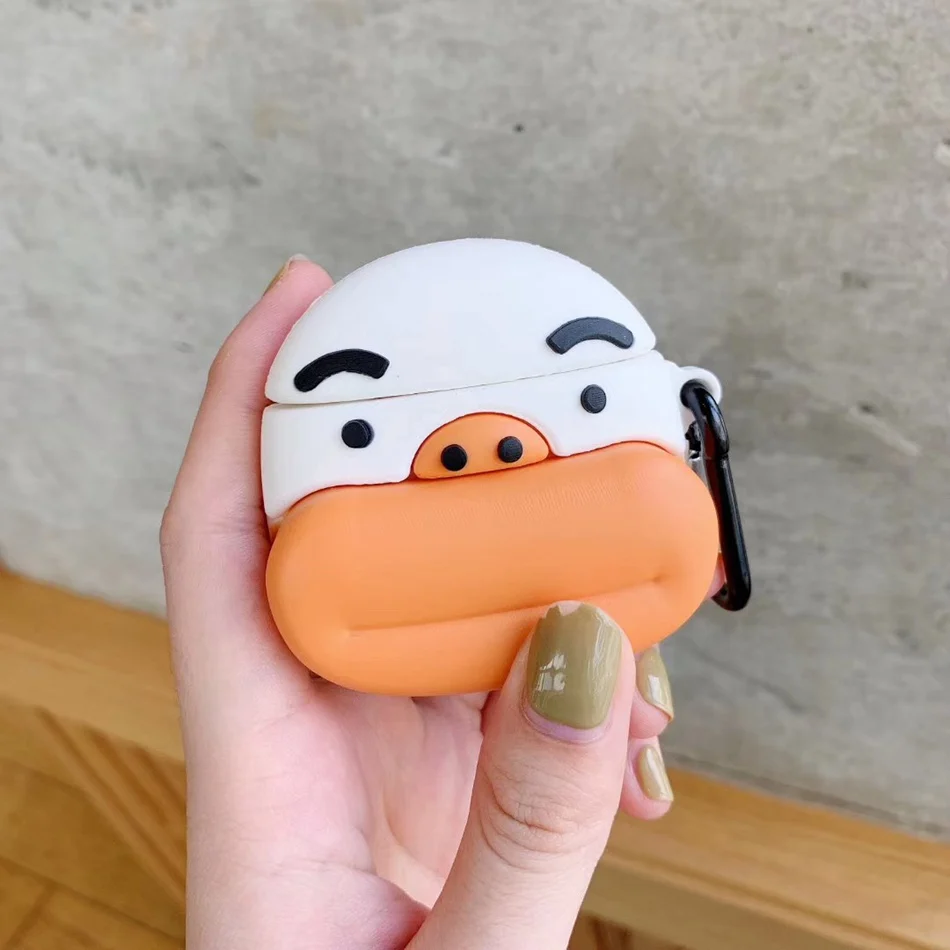 558 Чехол для наушников для AirPods чехол с мультяшным медведем силиконовый чехол для Apple Air pods 2 милые наушники сумка для Earpods чехол s аксессуары - Цвет: 558