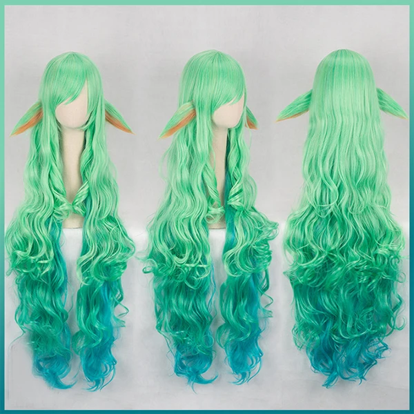 

10PCS Game LOL Soraka Cosplay Costume Star Guardian Halloween Cosplay Dress Anime Girls Lolita Dress Full Set Wig Hair Stocking